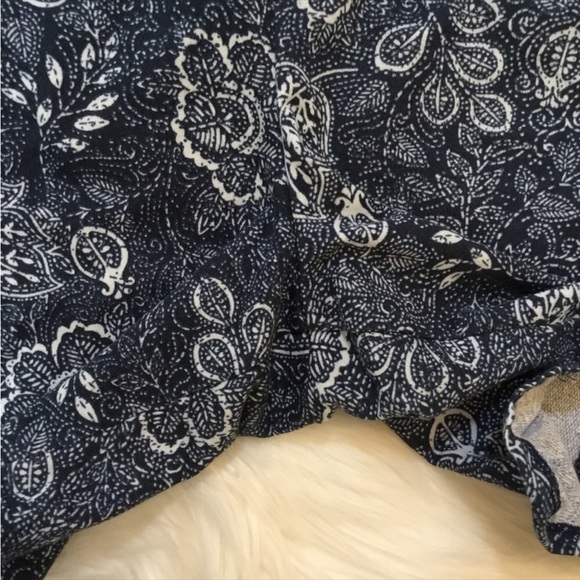 Lucky Brand 2X drawstring waist lounge shorts no pockets navy and white … - Picture 3 of 10